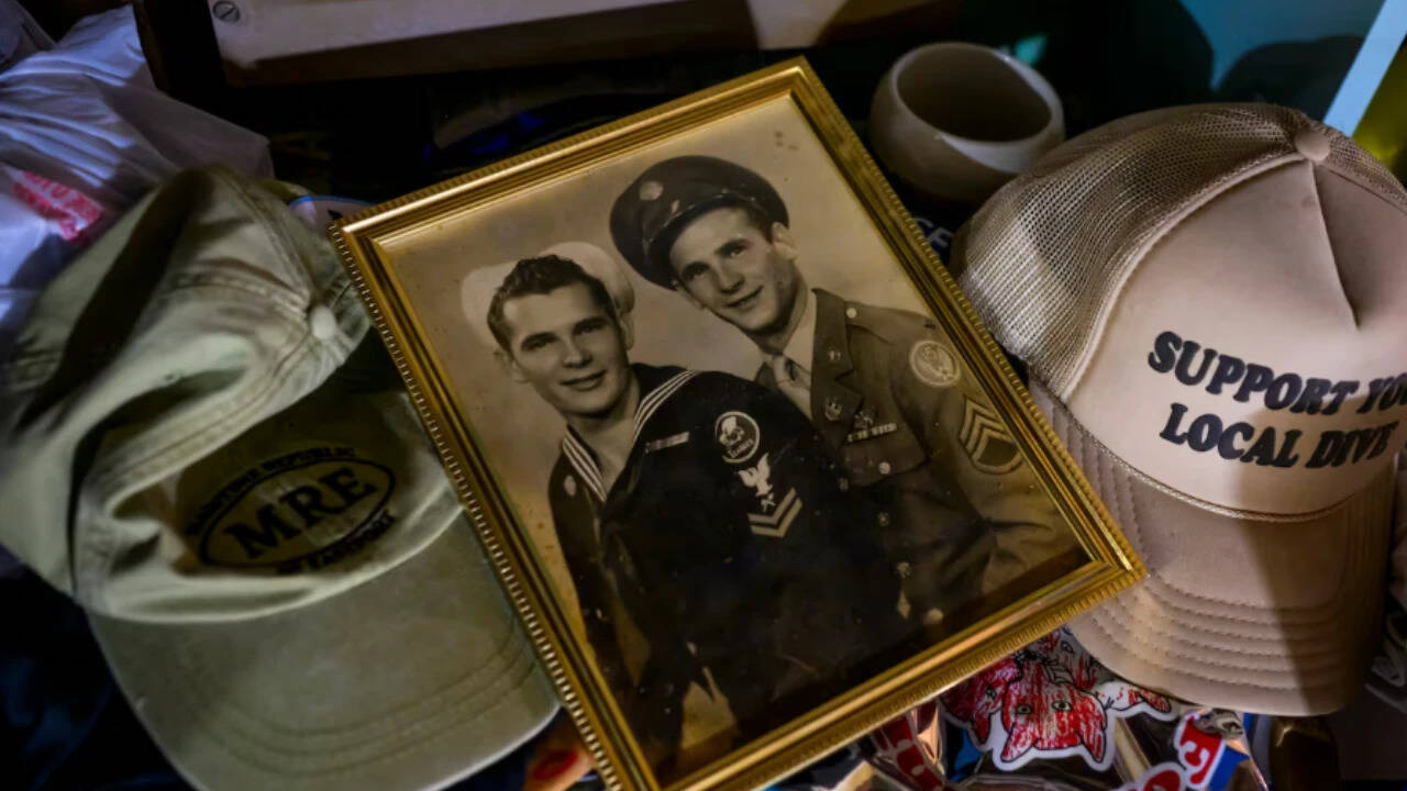 Irv, left, with his brother Harry from their younger year Irv, left, with his brother Harry from their younger year
