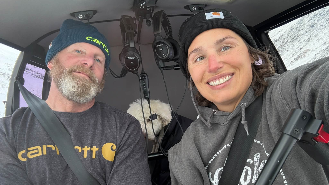 After being found on October 12, LouLou was flown to safety. She had a broken toe and a damaged canine tooth but was otherwise doing well. (Photo: Facebook/Lauren Joy Padawer)
