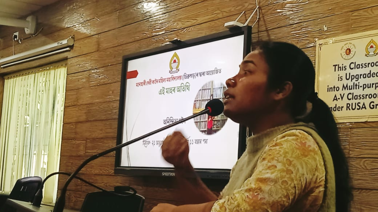 The collection has grown to around 10,000 books, all bought by Gogoi with her own money.
