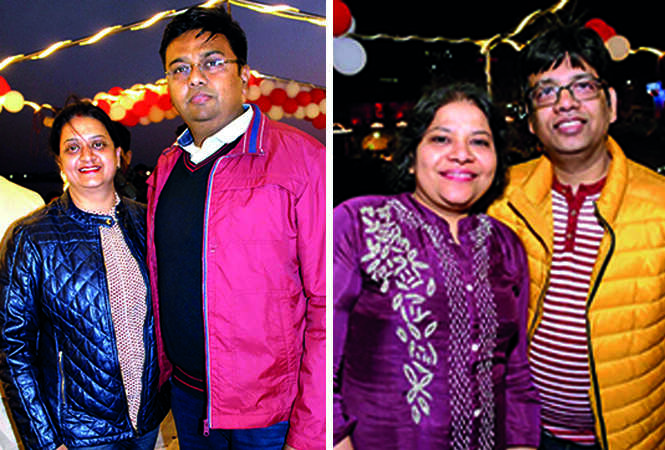 Anjani and Sanjay Gupta (R) Anju and Amit (BCCL/ Arvind Kumar)