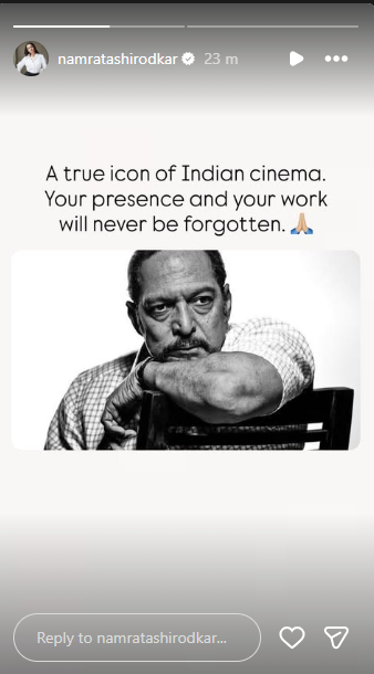 Namrata Shirodkar's IG post