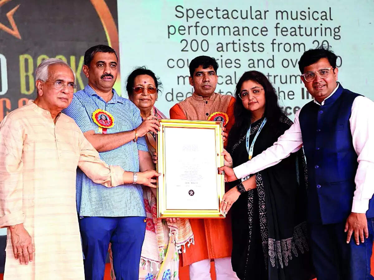 Bengaluru enters World Book of Records for yoga tribute