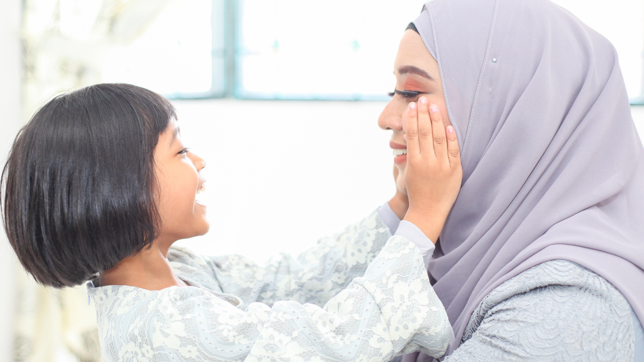 That little hand on your face may be a child’s way of staying connected.