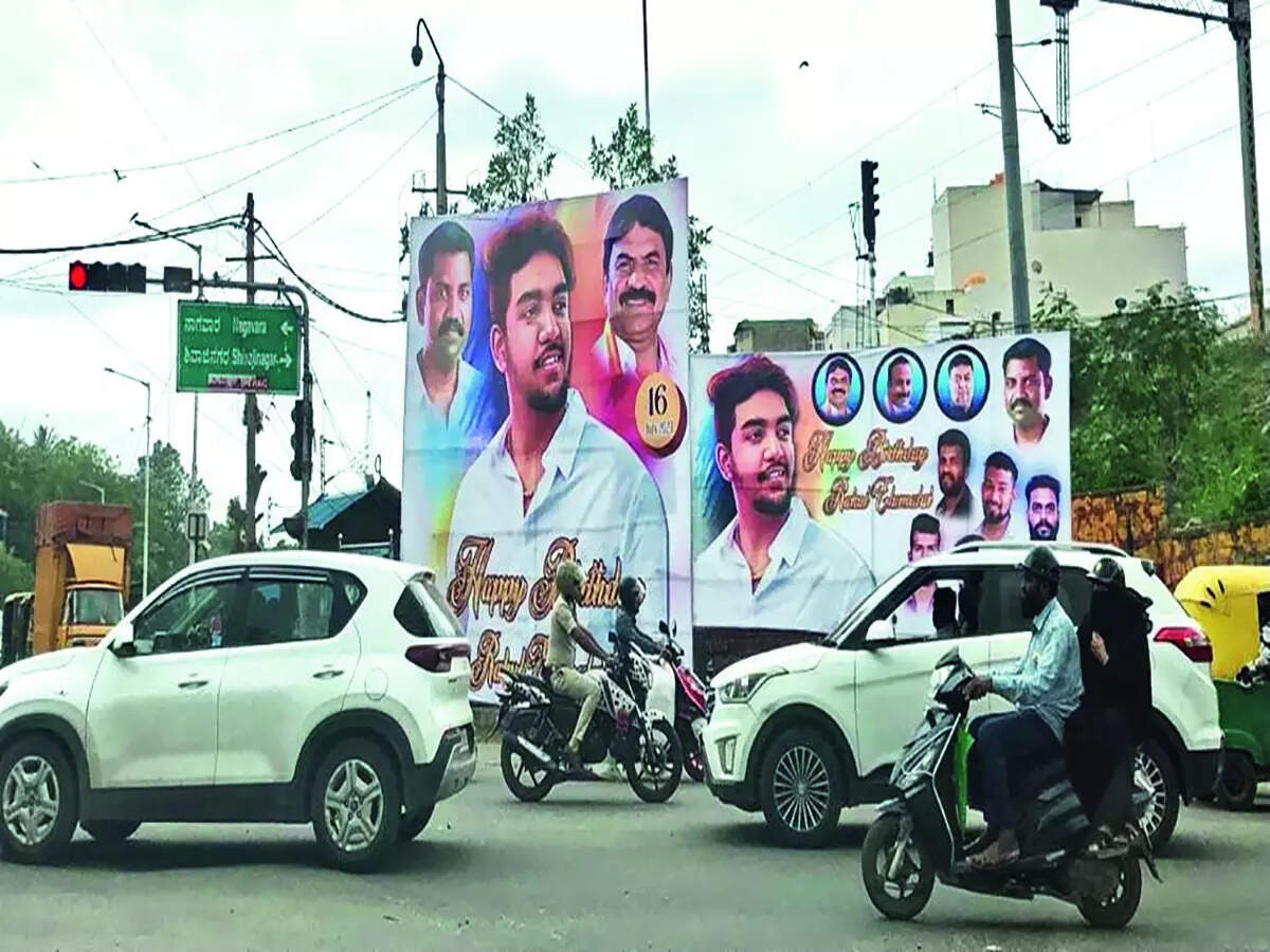 The Towns Mirror Special: Illegal flex banners deface Towns Area - Vimarsana News