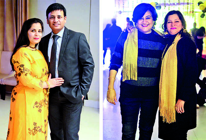 (L) Saloni and Saurabh (R) Tamanna and Bhavna (BCCL/ Pankaj Singh)
