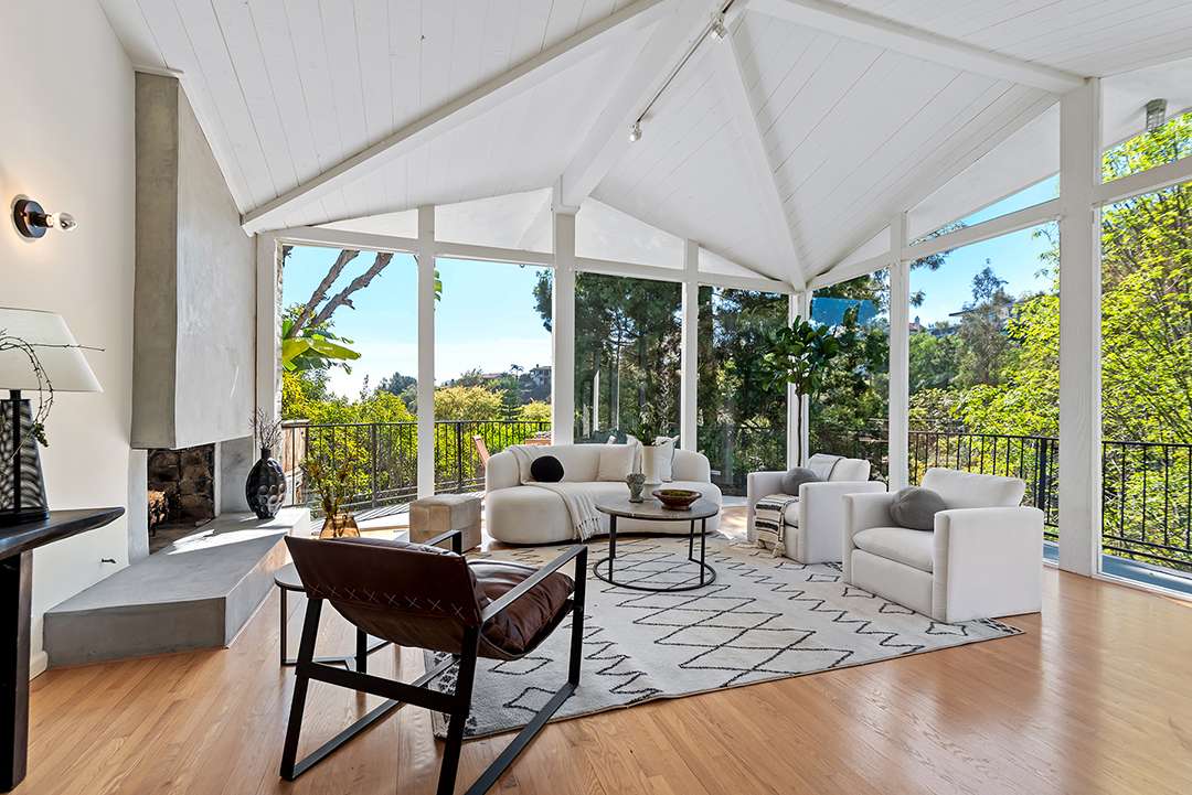 Hoult's midcentury modern Los Angeles home spent more than a year on the market before finding a buyer.