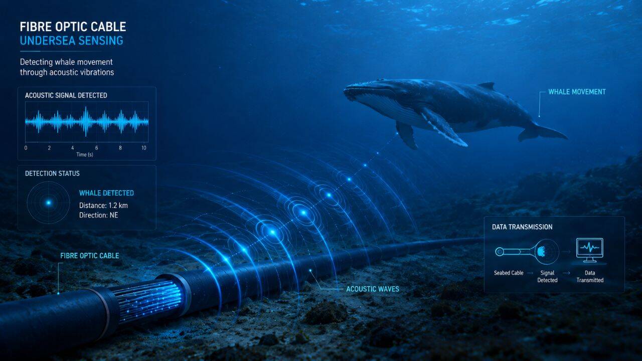 How close a silent whale need to be to get detected