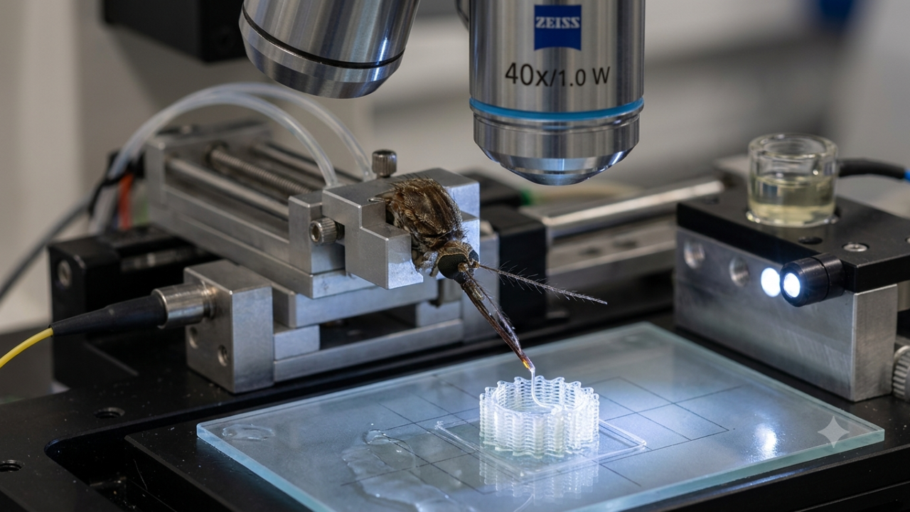 A mosquito proboscis became a precision 3D nozzle<br>