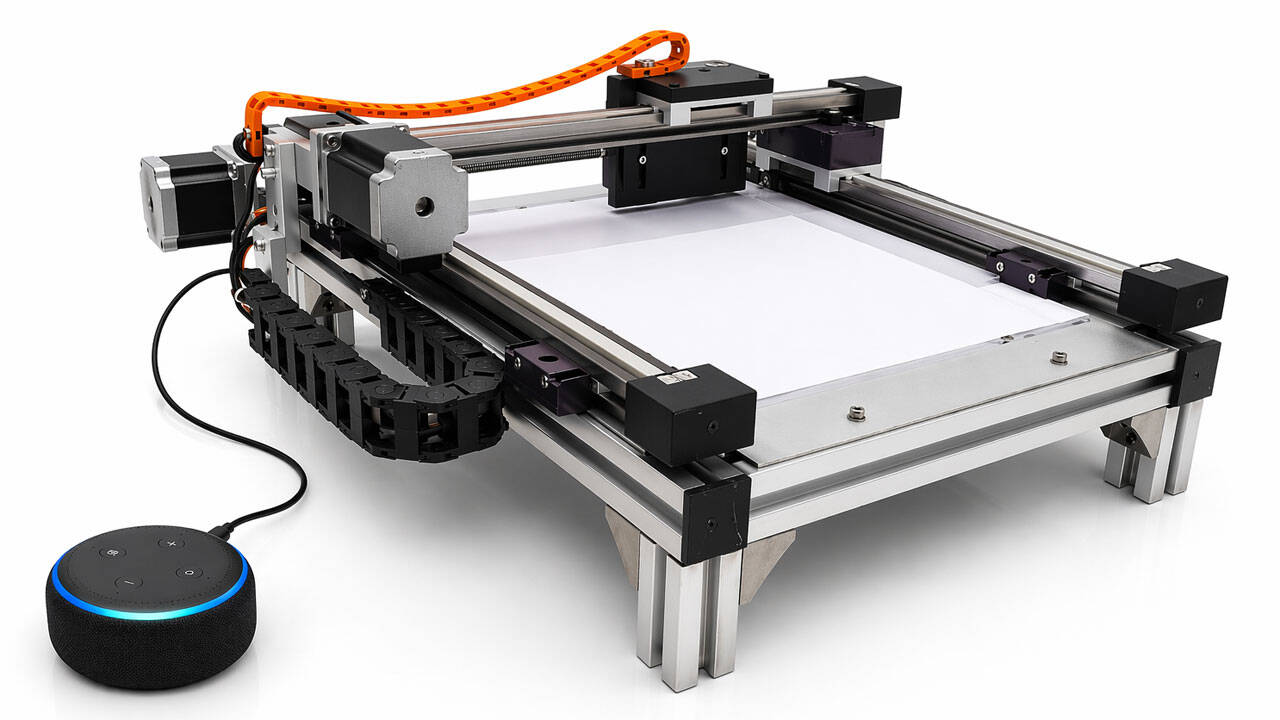 voice-enabled Braille printer