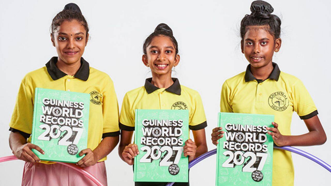 Janani and Vaishnavi achieve extraordinary hula-hooping feats<br>