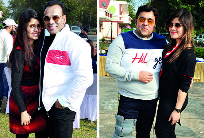 (L) Rahul and Pamela Dutta (R) Rahul and Rohini Thakur (BCCL/ IB Singh)