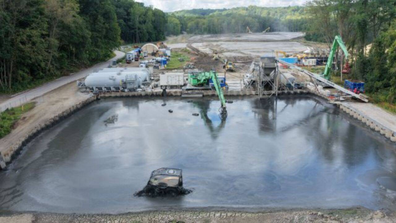 What happens to the sediment once it reaches the placement area<br>