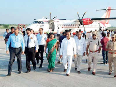 shirdi: Shirdi airport’s first test flight successful, President Kovind ...