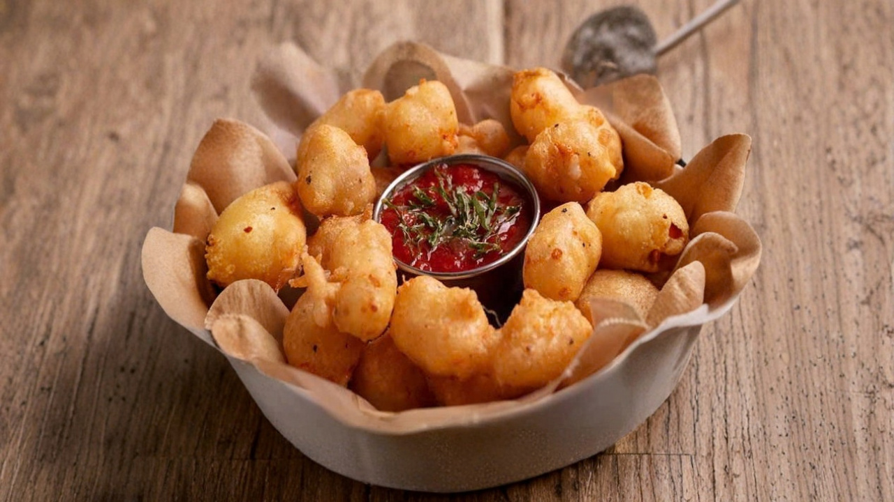 Chilli Garlic Potato Shots