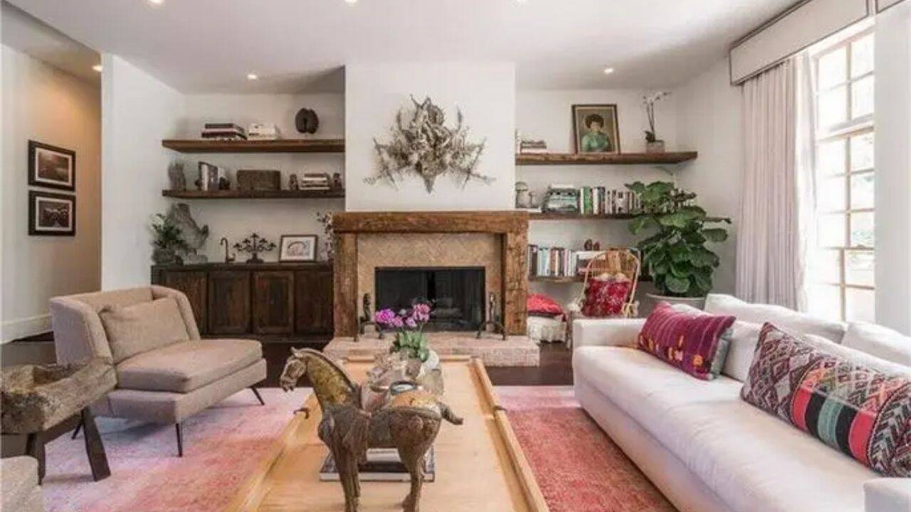 The living room underwent a notable transformation<br>