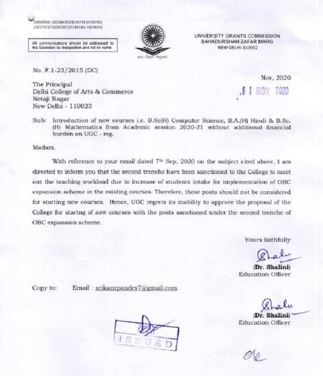 Delhi University Submits 3 Subjects Without UGC Consent, 75 Students Face Uncertain Future | India News