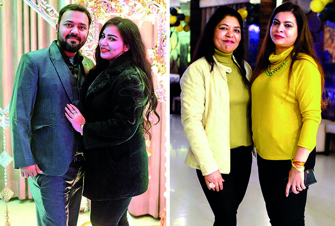 (L) Raj and Varsha (R) Rosy and Isha (BCCL/ Pankaj Singh)