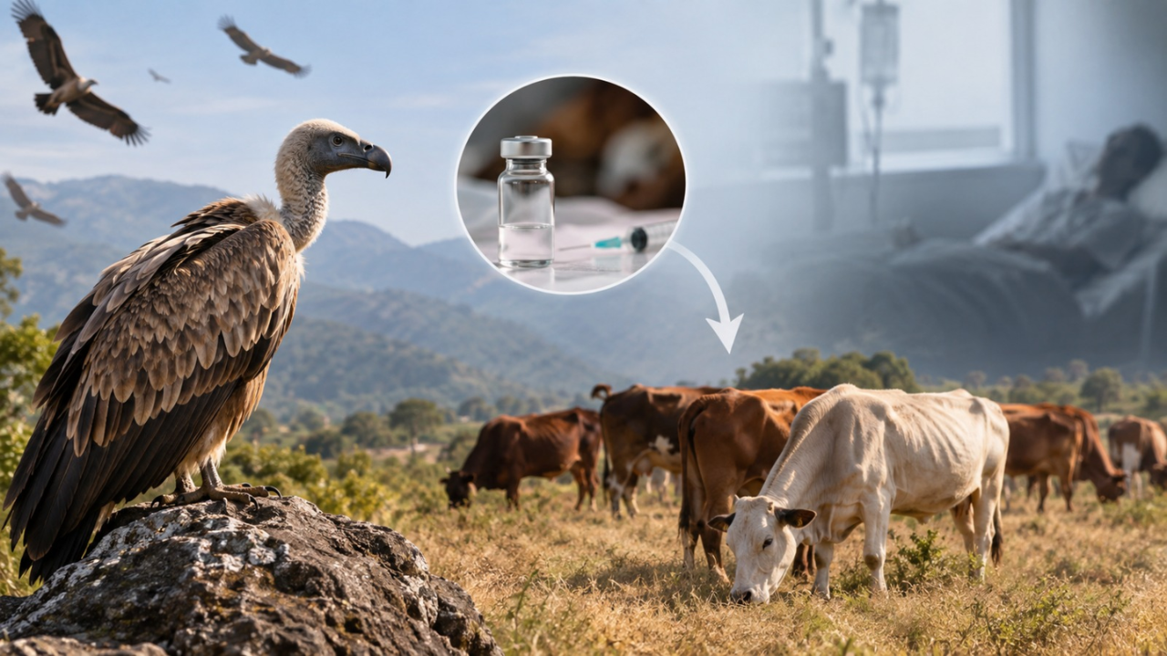The veterinary drug that proved fatal to vultures<br>