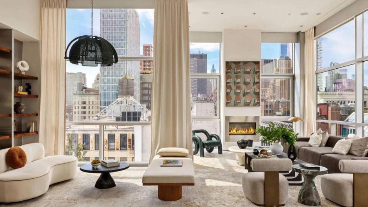 The property also has around 3,400 square feet of outdoor space, including a private rooftop The property also has around 3,400 square feet of outdoor space, including a private rooftop