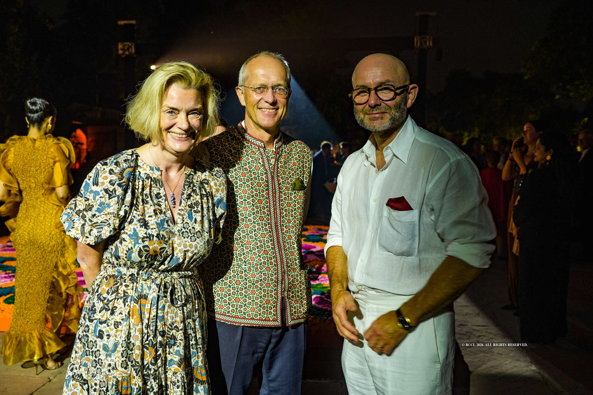 May-Elin Stener, Ambassador of  Norway, with her husband Espen Aasen
