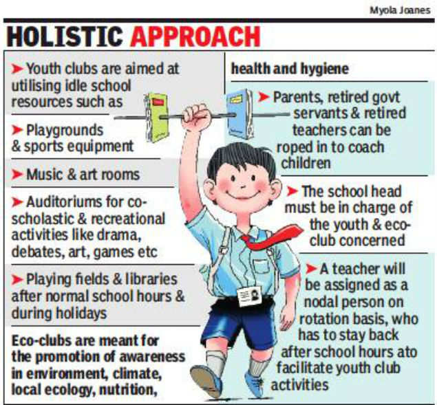 Youth And Eco Clubs Made Compulsory For All Schools Goa News Times Of India