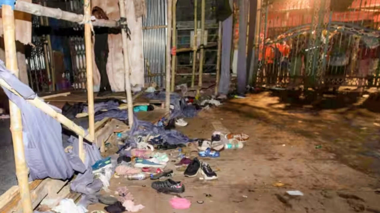 A stampede during the Durga Puja festivities at Chorbagan, Kolkata, left 19 people dead