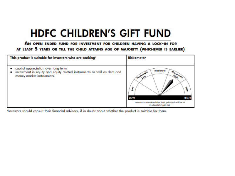 Hdfc Childrens Gift Fund Times Of India