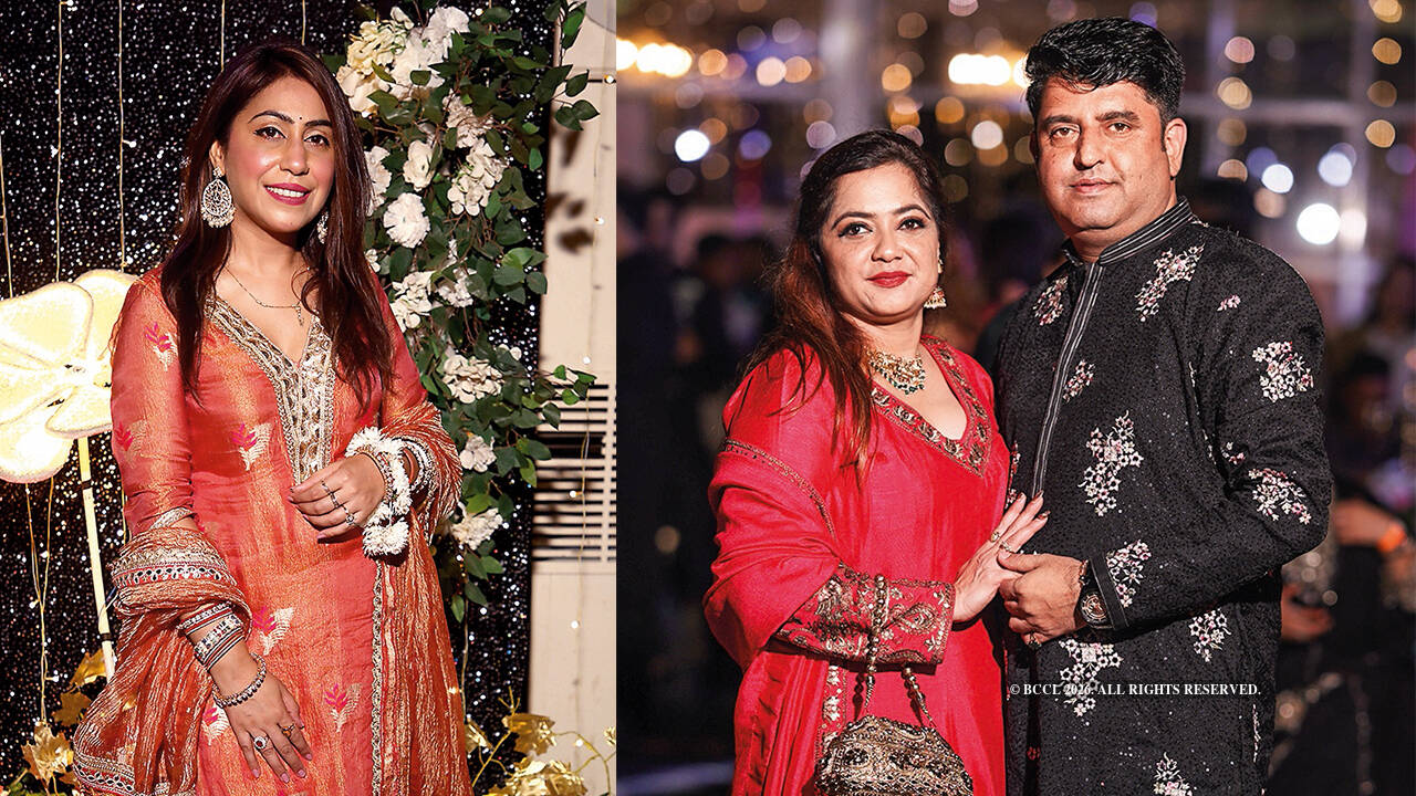 (L) Deeksha (R) Deepali and Aman Talwar