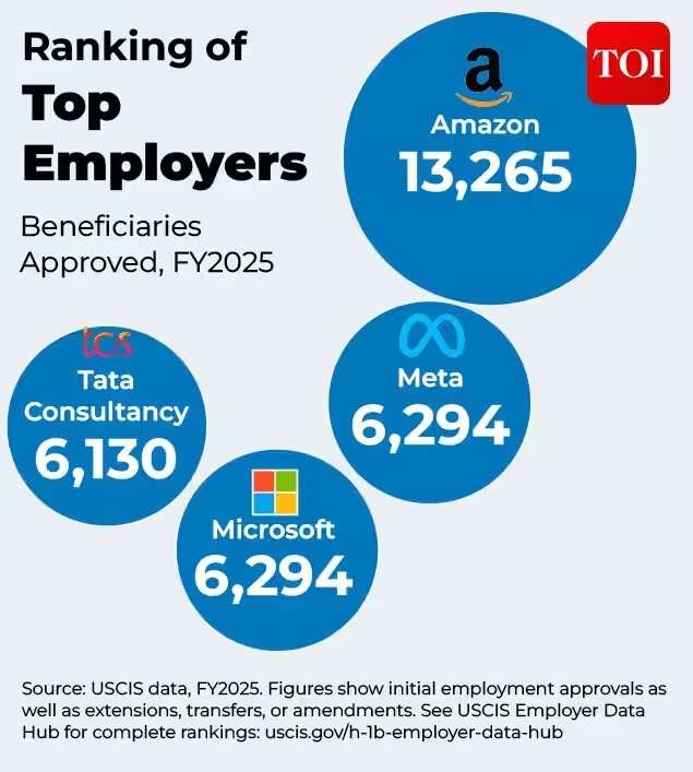 H-1B visas: Top employers Top employers