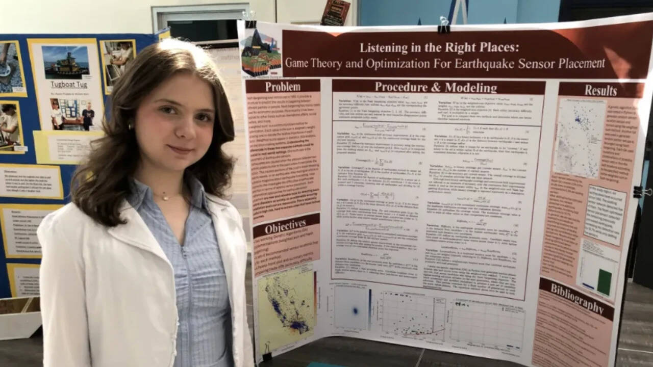 Isabel enjoys working through equations and mathematical proofs in her spare time (Photo: Instagram/wjccschools)
