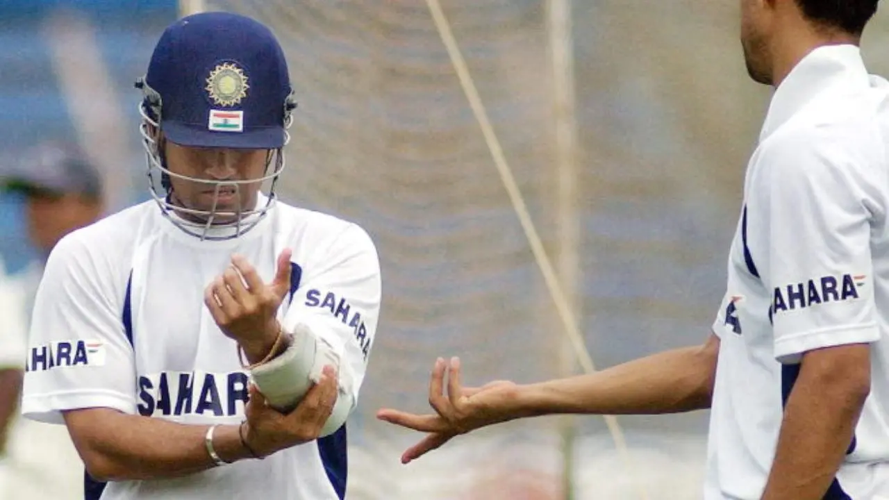 Tendulkar returned to his hotel room, took out the elbow guard and redesigned it.