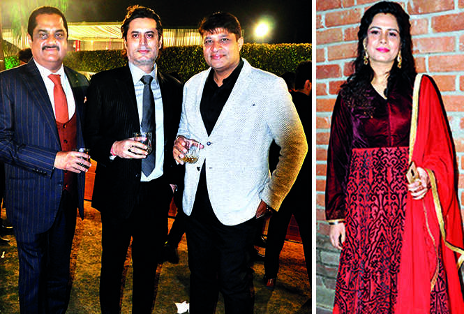 (L) Micky Gujral, Rishabh Narula and Akash Sahani (R) Dr Bhawan Duggal (BCCL/ AS Rathor)