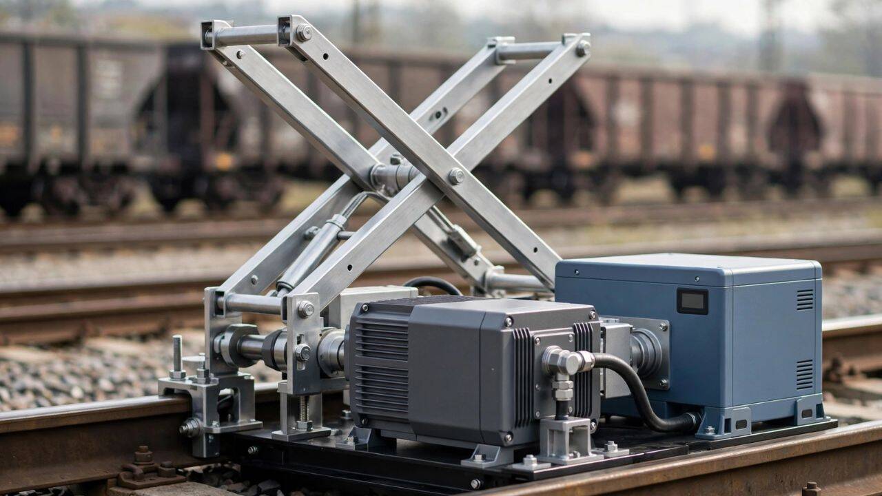 How the railway system converts track vibrations into electricity