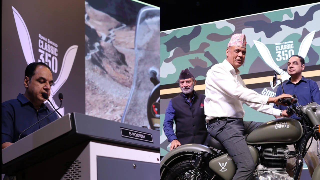 Yadvinder Singh Guleria and Lt Gen Sanjeev Chauhan, AVSM, YSM, President, Gorkha Brigade