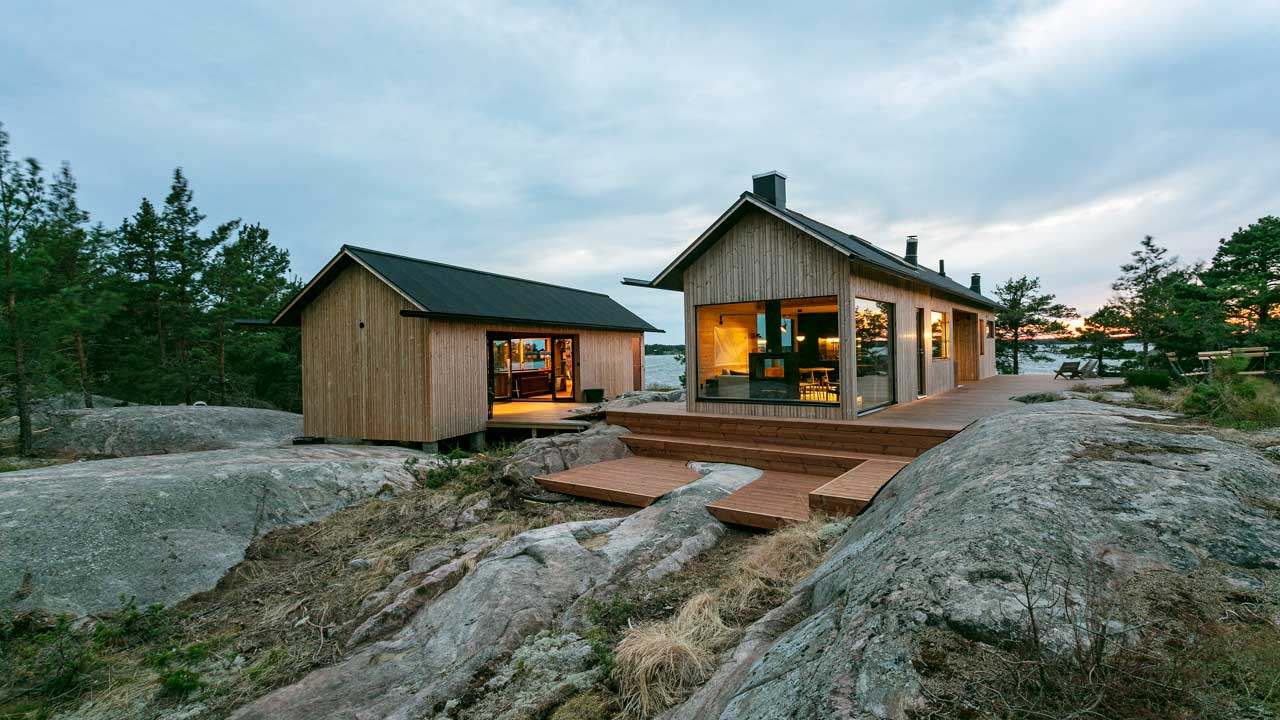 The 5-acre island became their blank canvas<br>