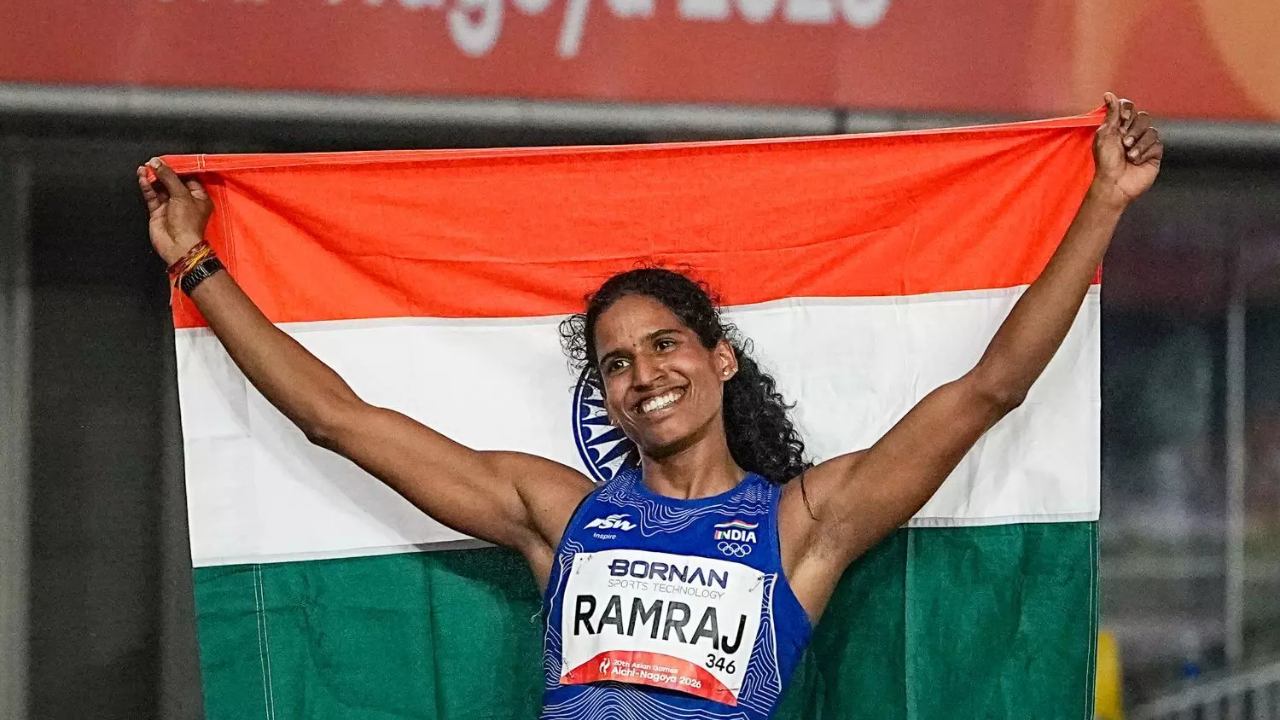 She broke PT Usha's 42-year-old national record in the 400m hurdles event.