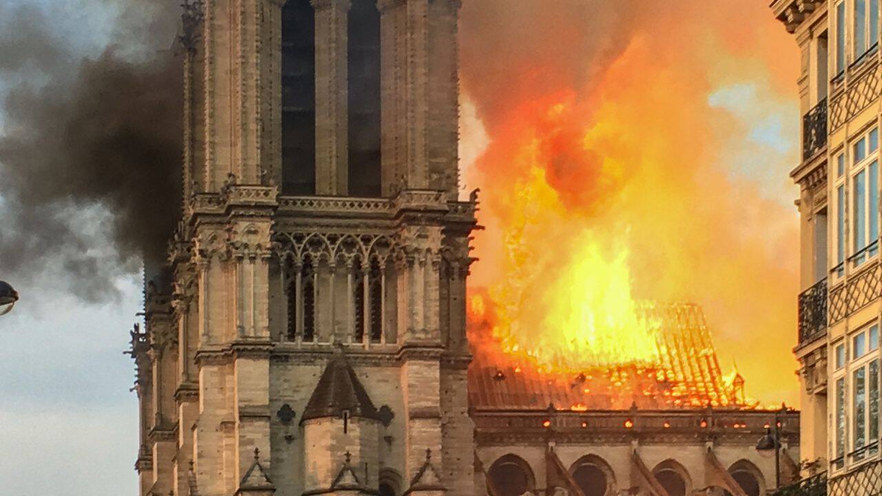 Notre-Dame Cathedral fire in 2019 caused extensive damage to the historic landmark