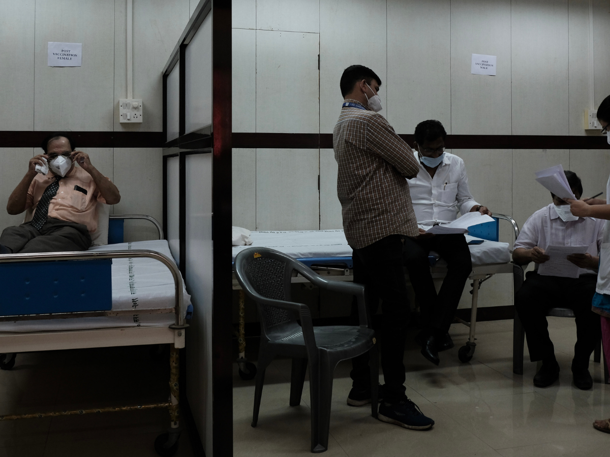 JJ Hospital is the only one in the city where Covaxin is being administered. Photo by Raju Shinde/ TIL