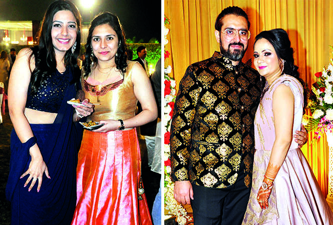 (L) Sakshi Sachdeva and Sanju Bajaj (R) Saurabh and Shruti Chopra (BCCL/ AS Rathor)