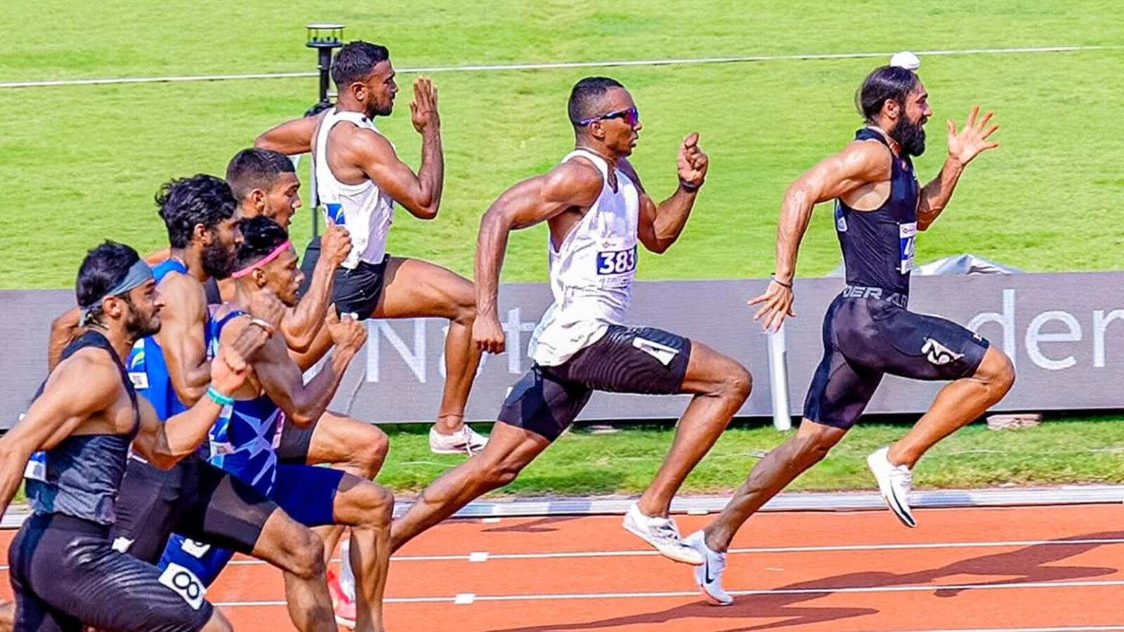 Gurindervir Singh will begin his Asian Games campaign in the men's 100m alongside compatriot Animesh Kujur, who has raced Gurindervir repeatedly this season.