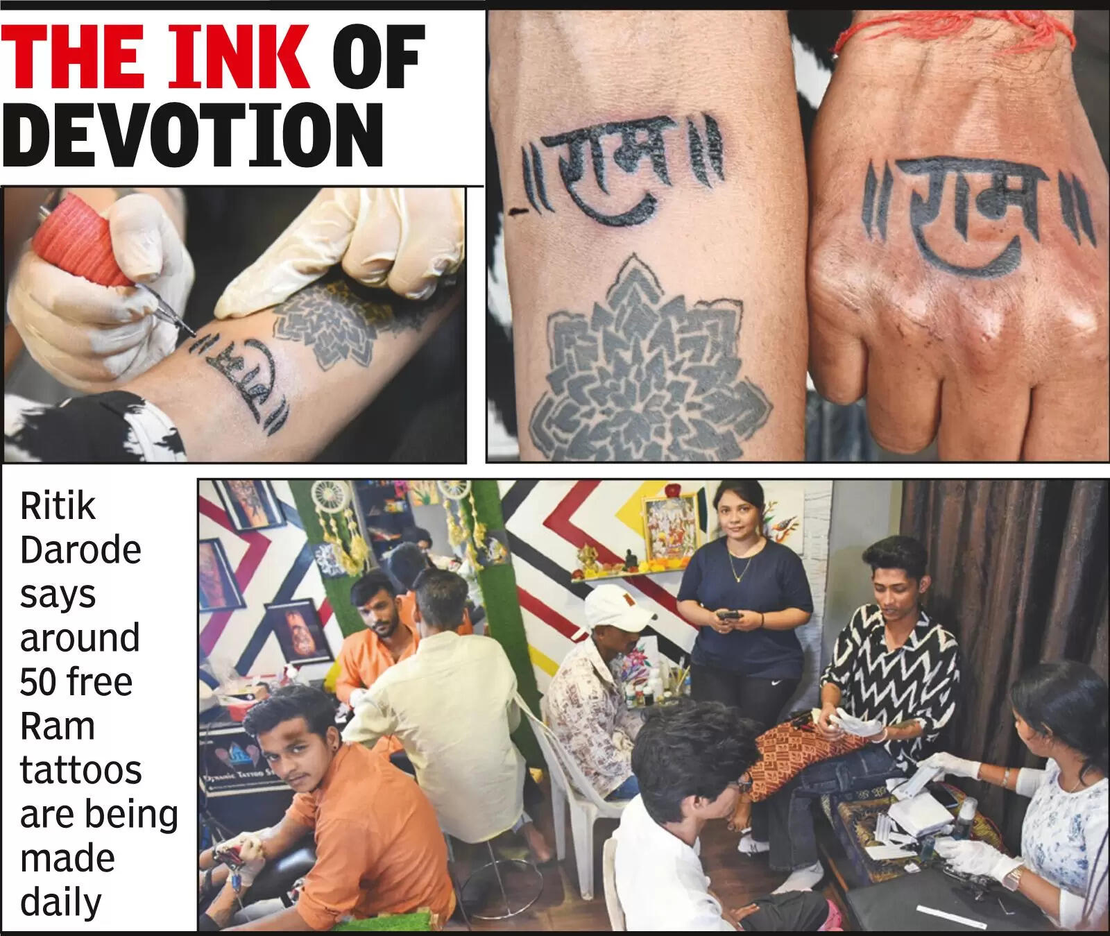 Ram in mind & now etched on their skin forever