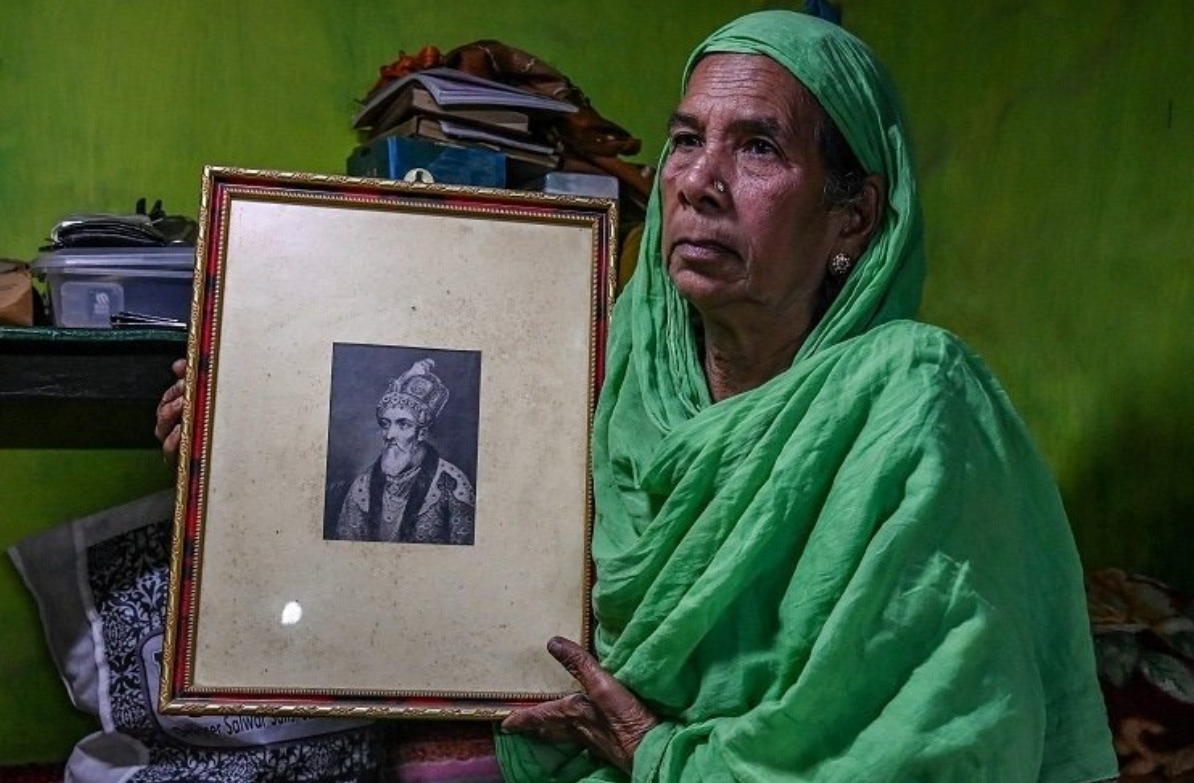 Sultana Begum - the last descendant of Bahadur Shah Zafar (Photo: @arunpudur)