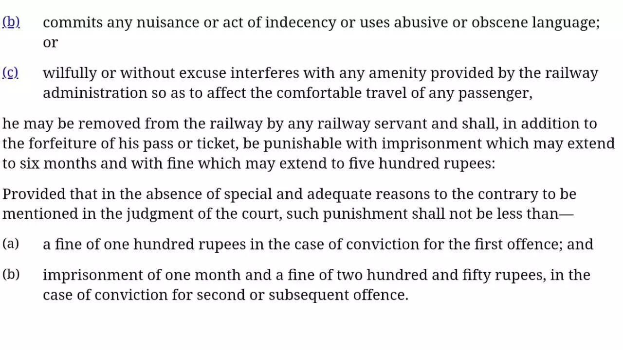 Why can passengers not drink alcohol on Indian trains