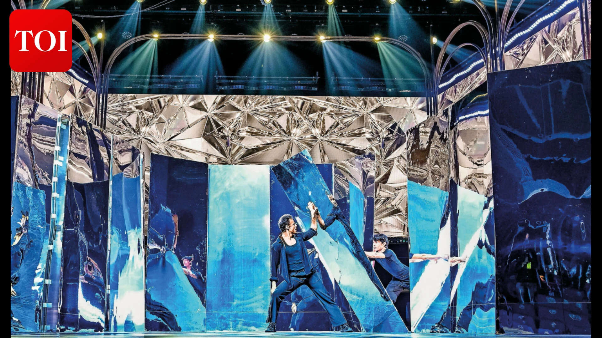 Lead dancer Puneet Cheema at the dress rehearsals