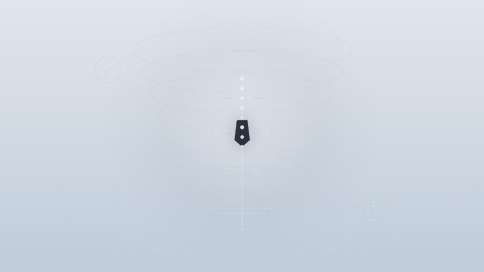 Machine drop parllax