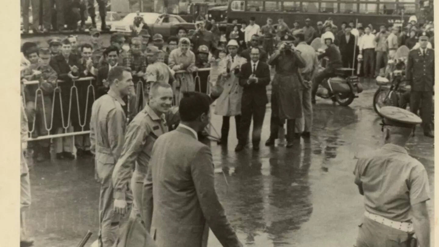 Neil Armstrong's Gemini 8 splashdown