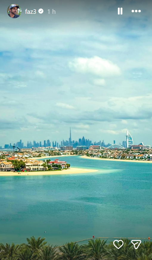  Sheikh Hamdan Captures Rare Desert Transformation In Instagram Story​