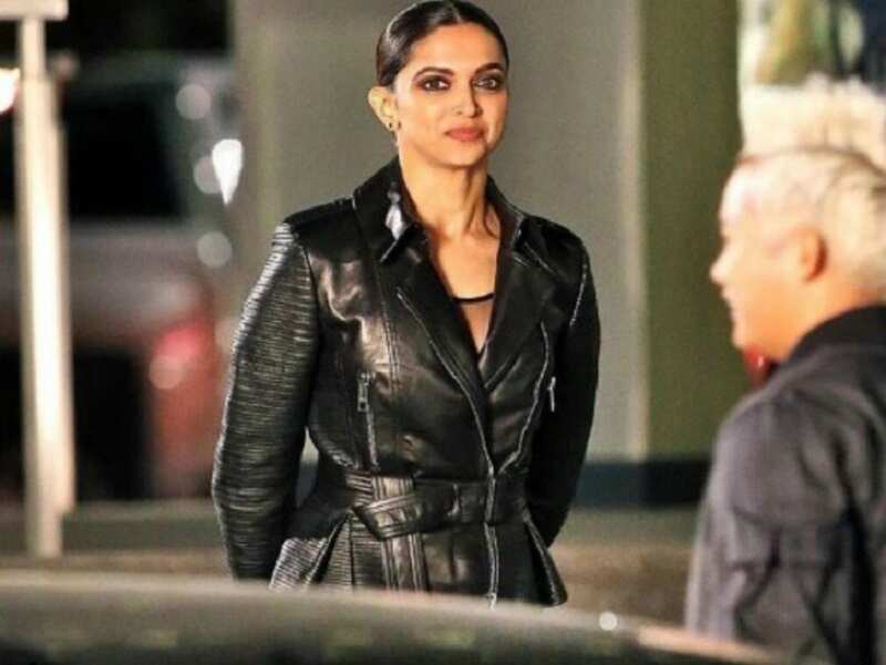 ​Deepika Padukone in black leather from xXx