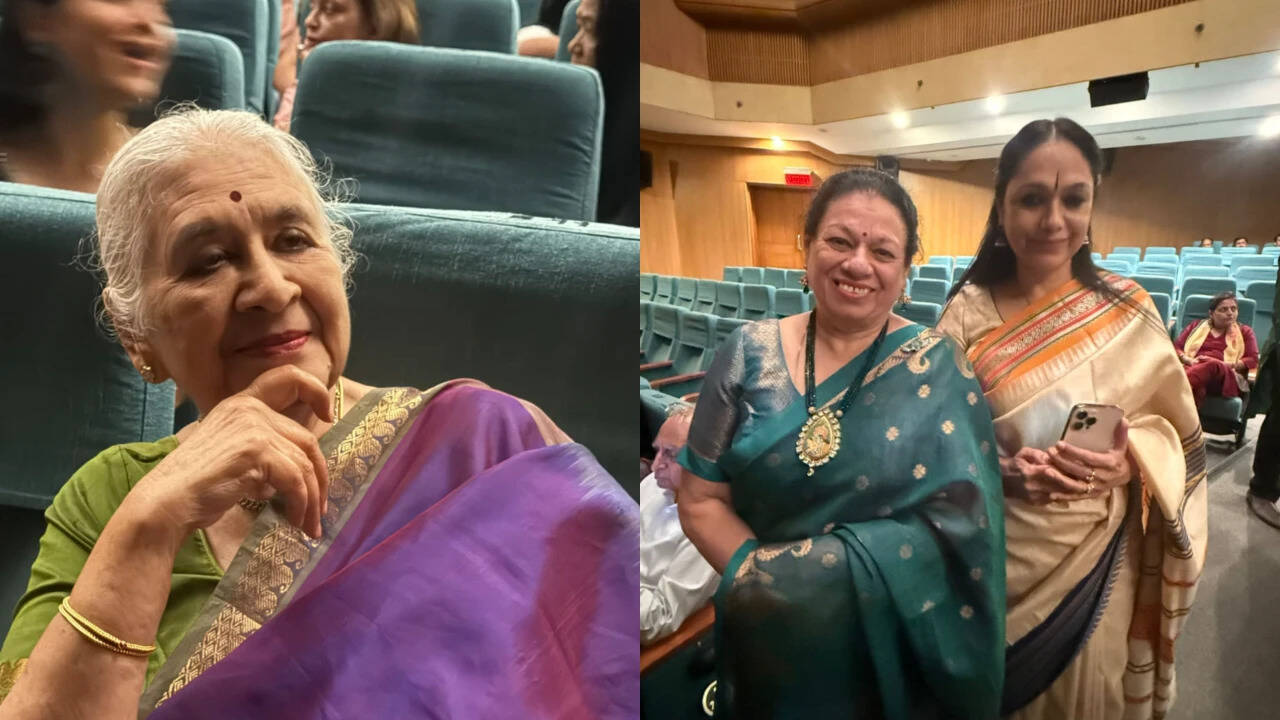 Leela Venkatraman, Meera Khanna with Rama Vaidyanathan