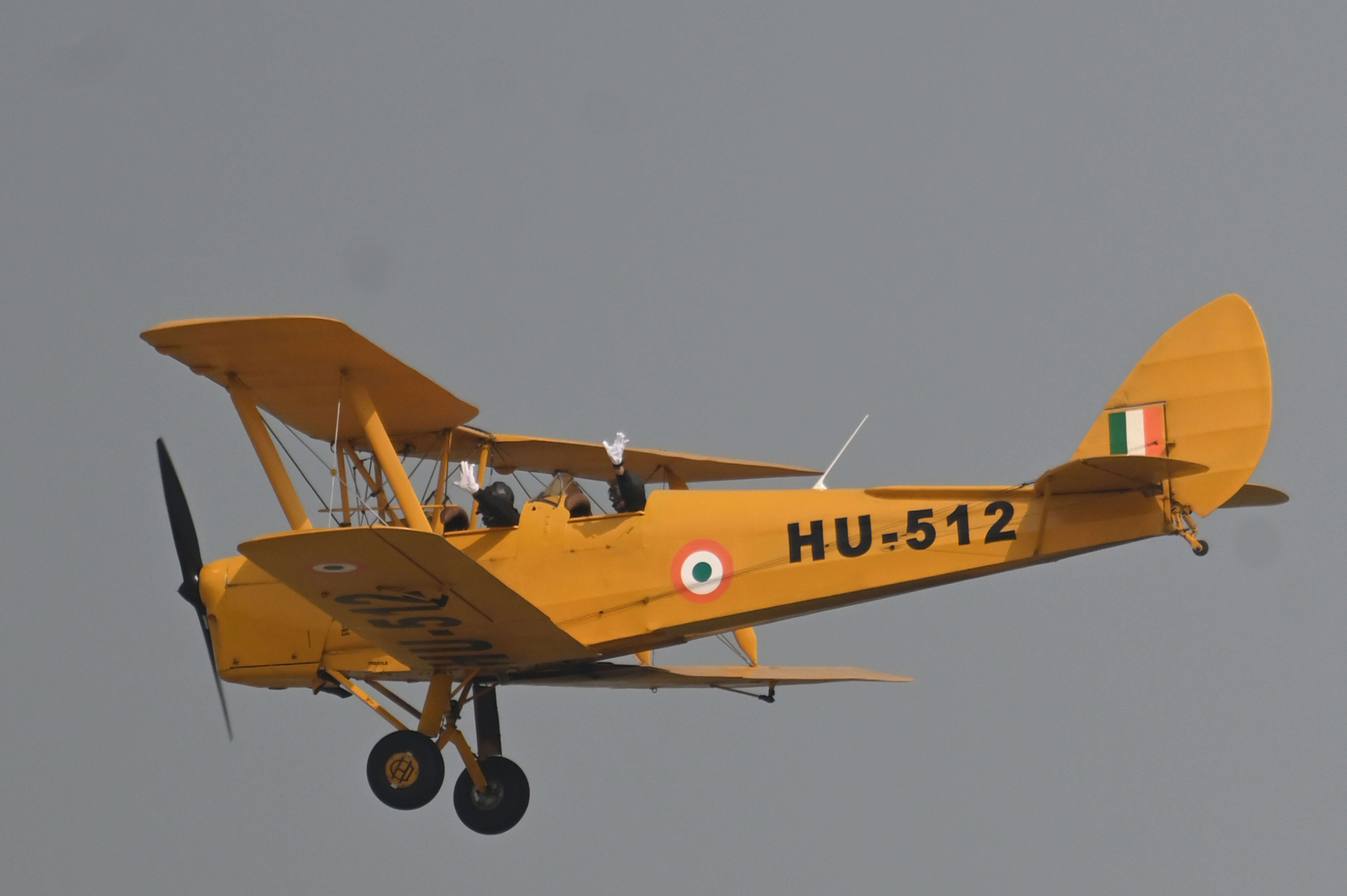 Vintage Tiger Moth aircraft